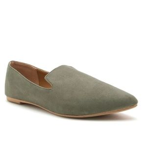 Army Green Loafers